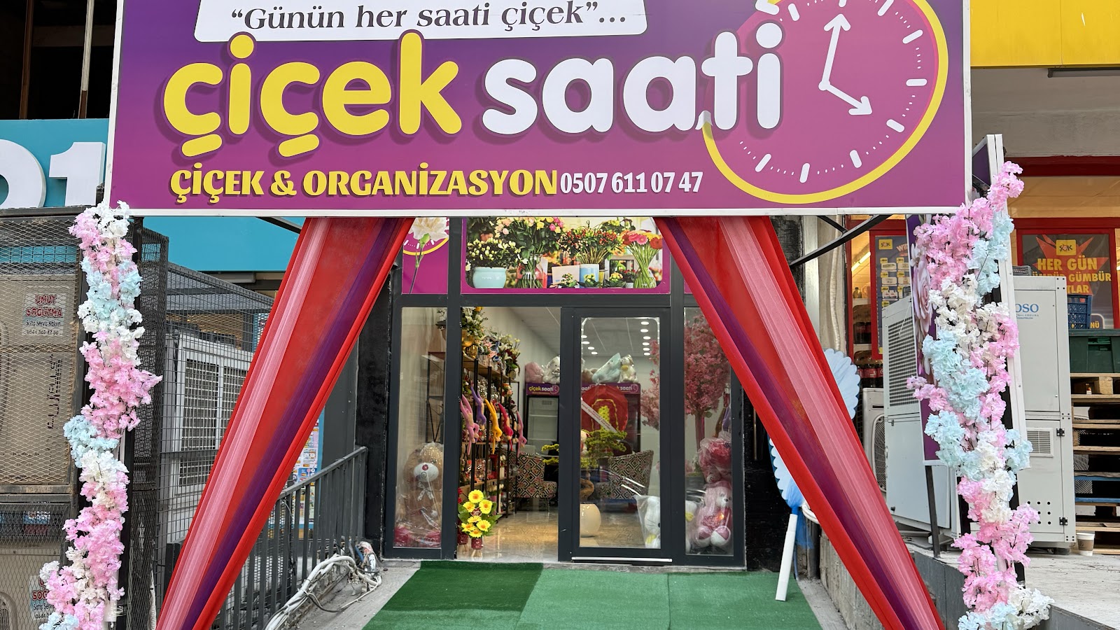 Çiçek saati Mardin